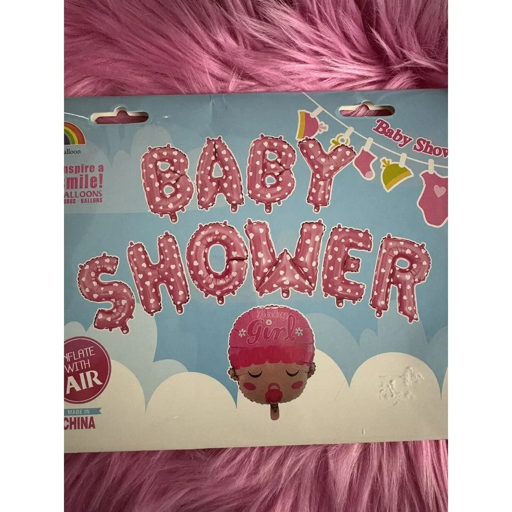 Baby Boy Girl  Mcolour Balloon Baby Shower Gender Reveal‎ Party Decorations